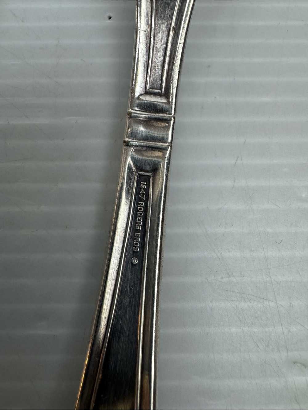 VTG Mixed Silverplate & Stainless Serving Flatware Lot Of 7 Silverware Rogers - Picture 4 of 13